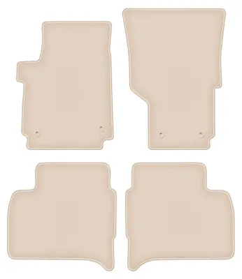 Produktbild von DURBAN Beige Velours-Fußmatten-Set für Volkswagen Amarok Pick-up (2010-)