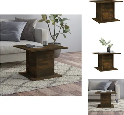Produktbild von vidaXL Couchtisch Räuchereiche 55,5x55,5x40 cm Holzwerkstoff -  Couchtische