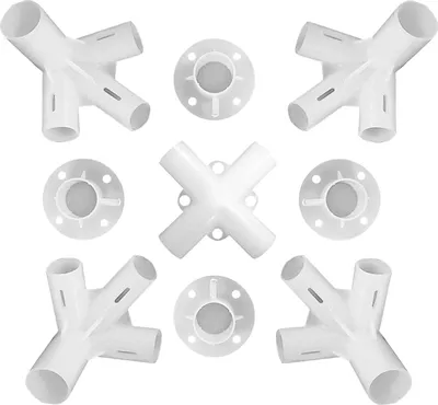 Obrázek produktu pro 3x3m altán Baldachýn Nohy Náhradní díly 25/19mm STOL Center Corner Connector