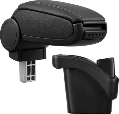 Produktbild von Armlehne Mittelarmlehne MAL Leder Bezug Schwarz für Renault Megane II 2 2002-
