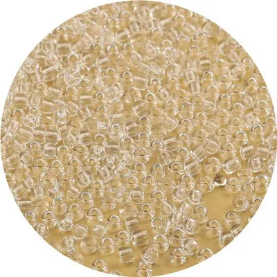 Image de Perles de verre transparentes de 4 mm à enfiler
