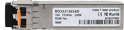Zdjęcie produktu dla BlueOptics SFPP-10GE-LRM kompatibler BlueOptics SFP+ BO35J136S4D