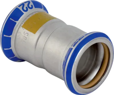 Obrázok produktu pre Geberit GE Mapress, nerezová oceľ, plyn, mufa, d54mm, 1 ks.