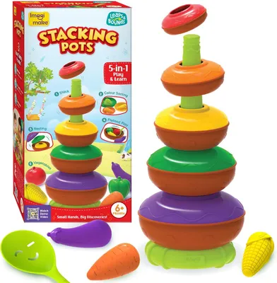 Productafbeelding van Leaps & Bounds - Stapelpotten - 1 activiteitsspeelgoed