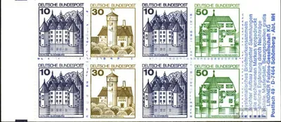 Produktbild von Briefmarken BRD (BR.Deutschland) 1980 Mi MH22v (kompl.Ausg.) postfrisch Burgen und Schlösser