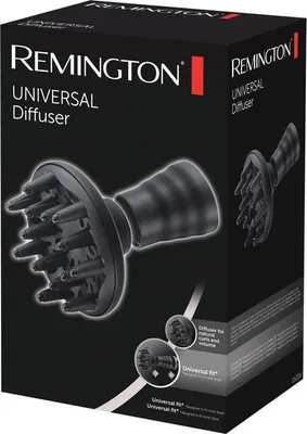 Produktbild von Remington Diffusor Universal - Aufsatz [Locken und Volumen] mit Silikon-Adapter für fast alle Haartrockner, Zubehör D52DU