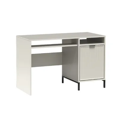 Produktbild von AX LIVING Kaschmir Stauraum Schreibtisch beige Berlinette 12 120x58cm