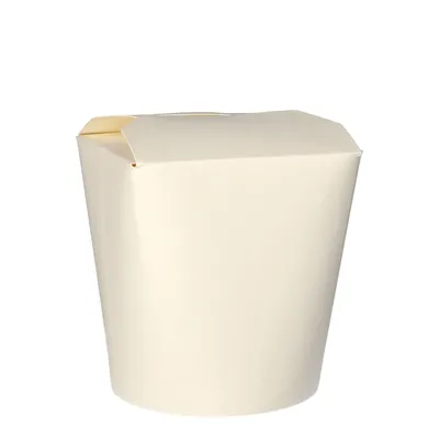 Produktbild von Pastaboxen, Pappe rund 950 ml 11 cm x 10,5 cm x 9,3 cm weiss