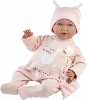 Produktbild von Llorens Weinende geborenenpuppe Mimi Mit Schlafanzug 42 Cm Rosa  Rosa One Size
