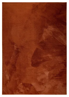 Zdjęcie produktu dla benuta Basic dywan z włókien syntetycznych Furry - Pomarańczowy 160x230 cm - Miękki dywan do salonu - Antypoślizgowy spód - Można prać - Odpowiedni do ogrzewania podłogowego