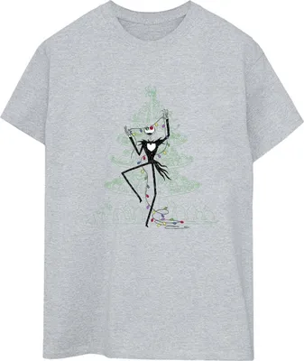 Produktbild von Disney - "The Nightmare Before Christmas" T-Shirt für Damen BI41730 (XXL) (Grau)