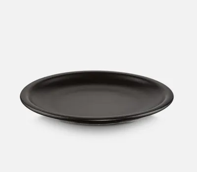 Image de Assiette plate Noire - D 25 cm