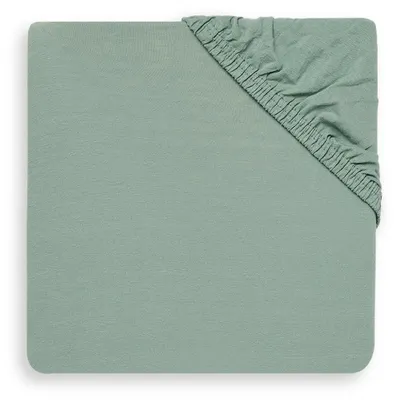 Produktbild von Spannbettlaken Gitterbett Jersey 60 x 120 cm - Ash Green