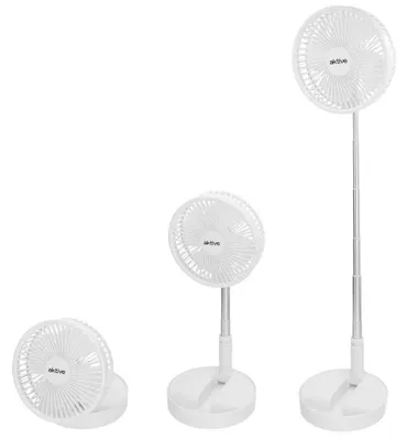 Produktbild von Aktive Faltbarer 4-gang-usb-standventilator Durchsichtig One Size / EU Plug 220V Durchsichtig One Size
