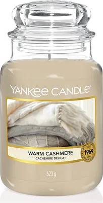 Produktbild von 'YANKEE CANDLE Warm Cashmere', Large Jar (623g)
