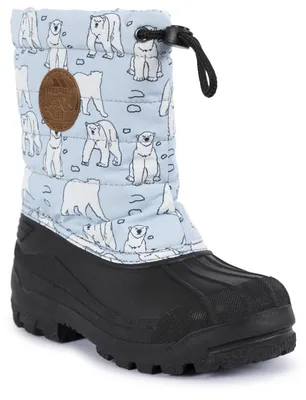 Produktbild von Trespass Remy - Kinder-Schneestiefel mit Eisbärenmuster
