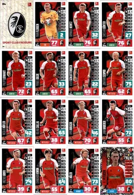 Immagine prodotto di Topps Match Attax - 2020/21 - Pacchetto squadra - SC Friburgo