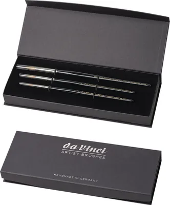 Produktbild von da Vinci 4245 Aquarellpinsel-Set in hochwertiger Geschenkbox mit Magnetverschluss  Pinselset