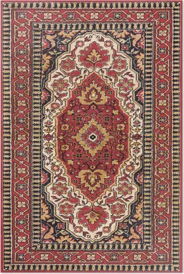 Produktbild von Nachahmung eines persischen Teppichs – Vinylteppich – 60x90 cm – Indoor Teppich – Flur – Pflegeleicht – Modern