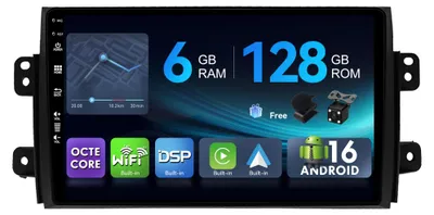 Immagine prodotto di Autoradio Android 16 per Suzuki SX4 (2006-2013) - Radio GPS con navigatore - CarPlay e Android Auto