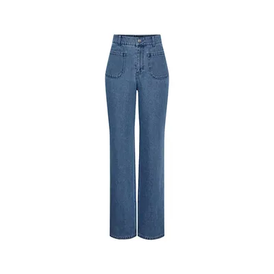 Productafbeelding van Stukken PCAMA HW Wide Jeans LB BC