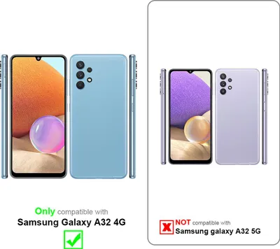 Immagine prodotto di Cadorabo cover per Samsung Galaxy A32 4G cover protettiva in silicone TPU bianco custodia per telefono cellulare
