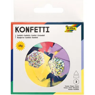 Produktbild von Folia 45203 - Loses Konfetti - Mehrfarbig - 15 g - 1 Stück(e)