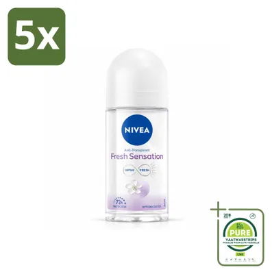 Zdjęcie produktu dla 5 sztuk dezodorantu w sztyfcie NIVEA Fresh Sensation - 50 ml - opakowanie zbiorcze