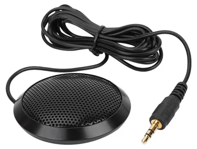 Productafbeelding van Condensatormicrofoon 360° omnidirectioneel - Draadloze microfoon - Microfoonstandaard - Gaming-microfoon - Microfoon voor kantoorconferenties - 2 meter kabel