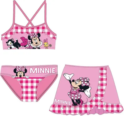 Produktbild von Minnie Mouse Bikini & Rock – Checkered Design 4/5 Jahre