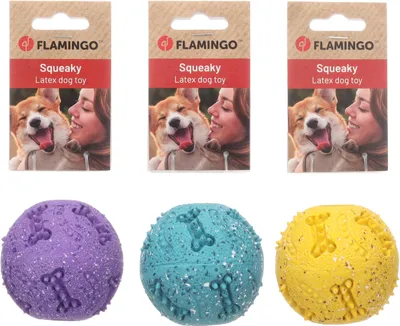 Zdjęcie produktu dla Flamingo zabawka dla psa Freckles Ball, rozmiar: M