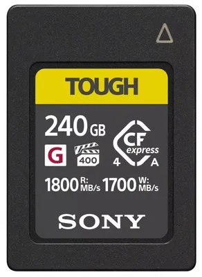 Image de SONY Carte Cfexpress Type A : 240 Go R1800 / W1700