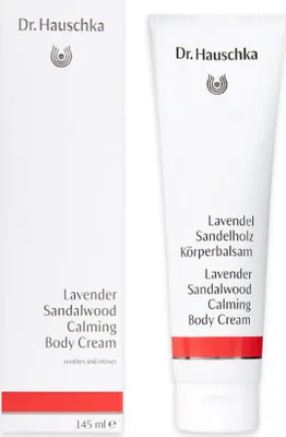 Obrázek produktu pro Zklidňující tělový krém s levandulí a santalovým dřevem (Lavender Sandalwood Calming Body Cream) 145 ml