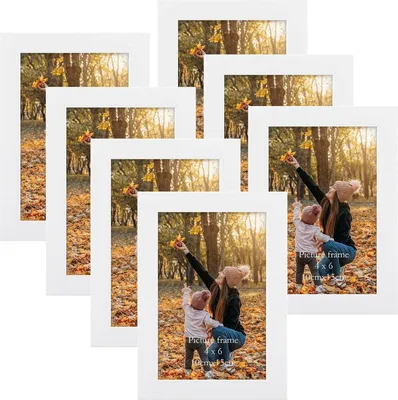 Obrázok produktu pre Rámček na fotografie koláž 10x15cm biely sada 7 - Moderné fotorámčeky na fotografie a obrázky