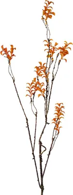 Image de Clayre & Eef Fleur artificielle 110 cm orange plastique