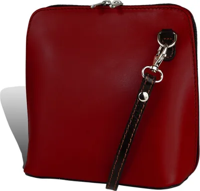 Produktbild von Toscanto Tasche rot schwarz Leder D2OTT109UR