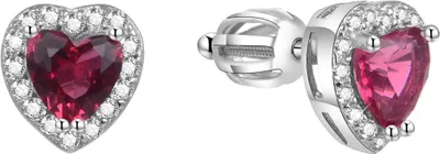 Produktbild von Glitzernde Herz-Ohrringe AGUP1488S