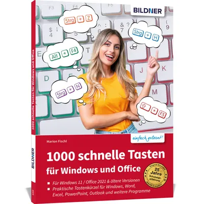 Produktbild von 1000 Schnelle Tasten für Windows und Office