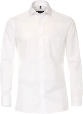 Produktbild von CASA MODA comfort fit overhemd, mouwlengte 72 cm, wit twill