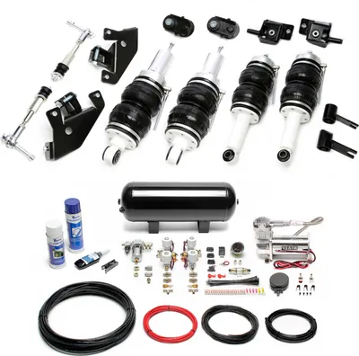 Image de TA Technix Kit de suspension pneumatique Viair noir pour Chevrolet Corvette C4