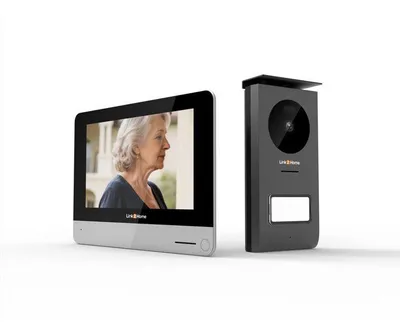 Produktbild von WiFi Video Türsprechanlage mit Bildschirm, 7 Zoll Touchscreen, 1080p Kamera 120° Weitwinkel, Smartphone Benachrichtigung, LINK2HOME