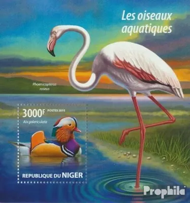 Produktbild von Briefmarken Niger 2015 Mi Block 432 (kompl. Ausg.) postfrisch Wasservögel