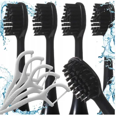 Produktbild von Nistal SEYSSO Carbon Basic/Professional Zahnbürstenköpfe Ersatz 4 Stück