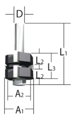 Immagine prodotto di Connettore per fresa Makita 12mm D-12027