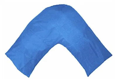 Imagen del producto de Funda de cojín de seda suave en color azul real