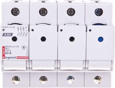 Produktbild von Sicherungslasttrennschalter 3P+N 63A D02 R323 606759