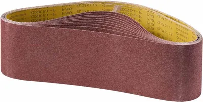 Produktbild von Schleifbänder, 152 mm x 1219 mm Bandschleifmaschine Schleifbänder, 10 Stück, Körnung 80, Aluminiumoxid, für Holz, Stahl, Aluminium, Nichteisenmetalle