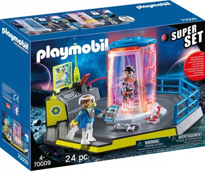Produktbild von PLAYMOBIL 70009 SuperSet Galaxy Police Gefängnis
