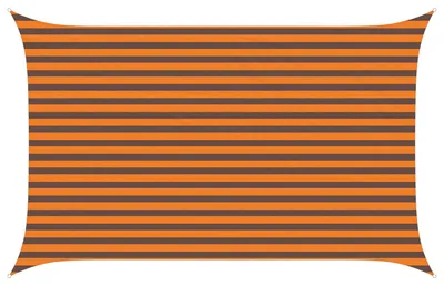 Produktbild von vidaXL Sonnensegel Orange und Braun 4 x 2,5 m 100 % Polyester Oxford