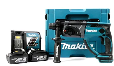Immagine prodotto di Makita BHR 202 Martello combinato a batteria 18V / 2,0J / SDS Plus + Valigetta Makpac + 2x Batterie 3Ah + Caricabatterie